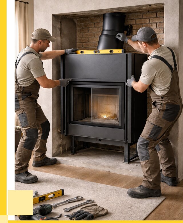 Установка каминных топок в Мытищах под ключ от 18279 р. | ЭриданМтщ