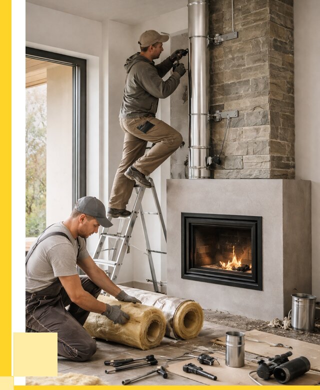 Монтаж дымоходов для каминов в Мытищах от 15233 р. ЭриданМтщ