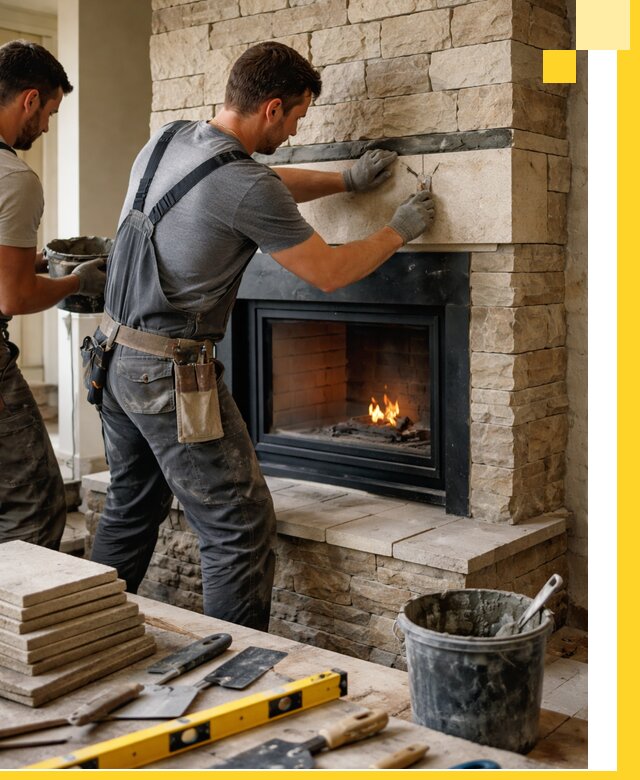 Проектирование и установка открытых каминов в Мытищах