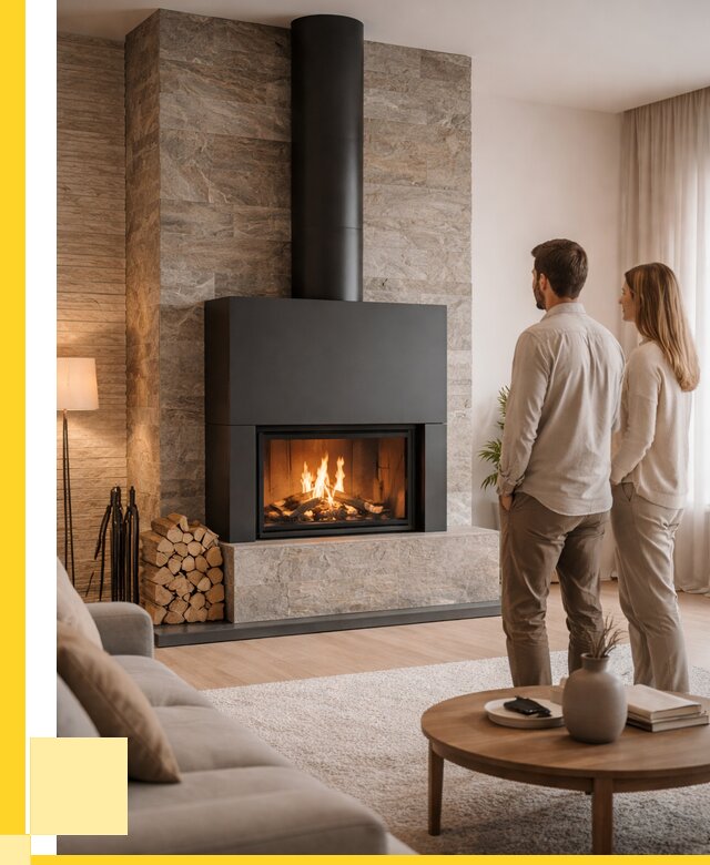 Закрытые камины под ключ в Мытищах от 121860 р., ЭриданМтщ