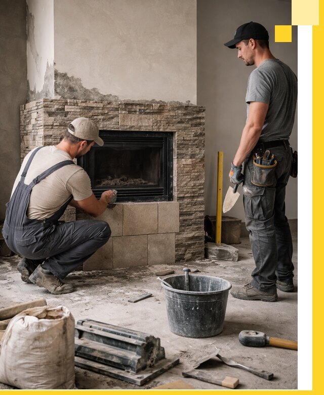 Камины под ключ в Мытищах: проект, изготовление и монтаж