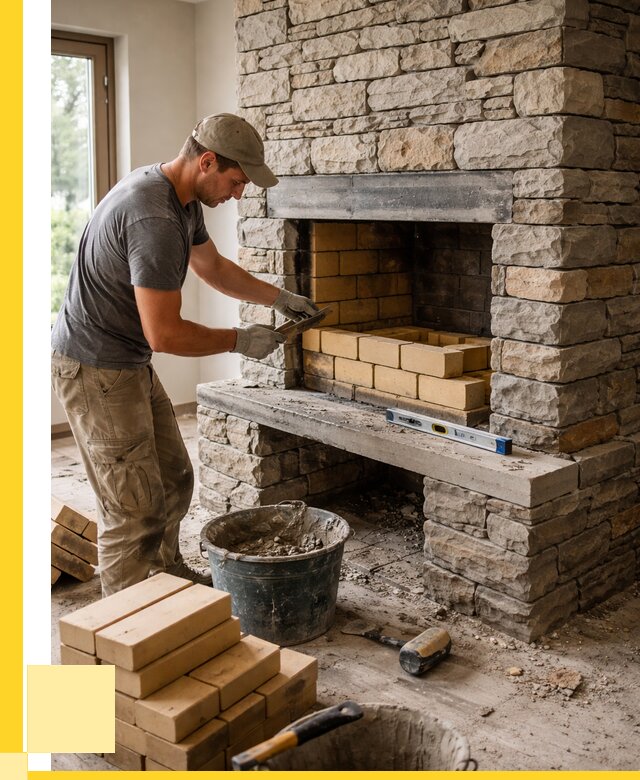 Кладка каминов и камина в Мытищах от 25388 р. ЭриданМтщ