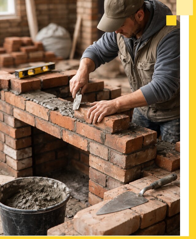 Кладка каминов под ключ в Мытищах профессиональная отделка и монтаж