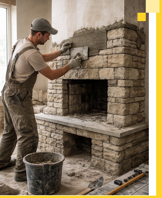 Строительство каминов под ключ в Мытищах от проектирования до монтажа