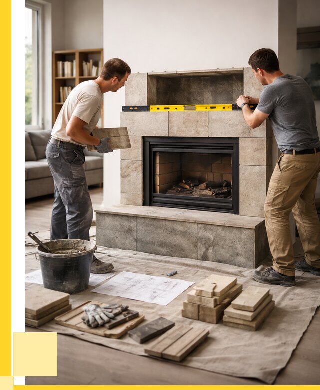 Монтаж каминов и установка в Мытищах от 45698 р. | ЭриданМтщ