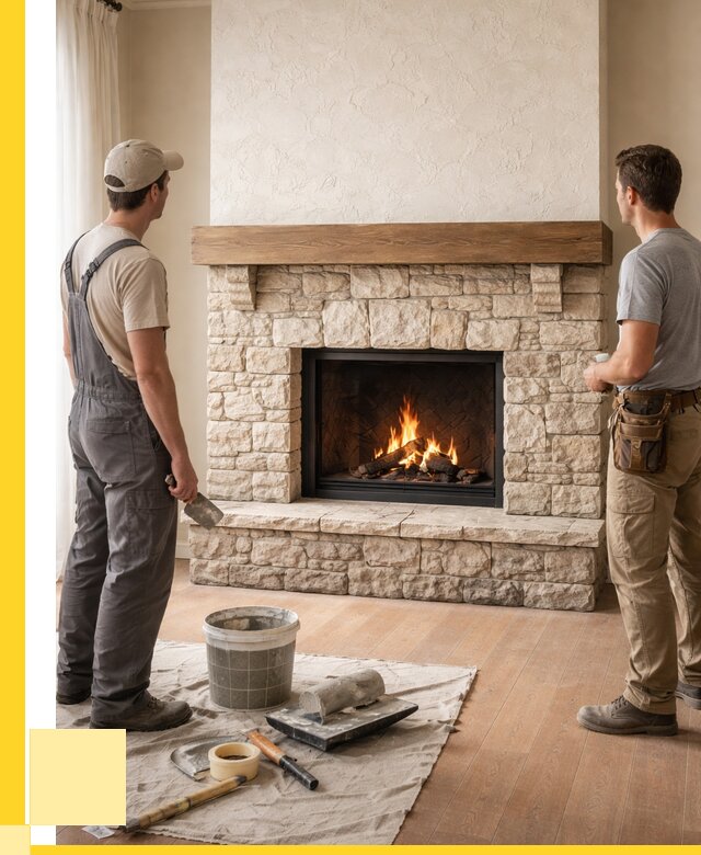 Отделка каминов в Мытищах от 6601 р. под ключ | ЭриданМтщ