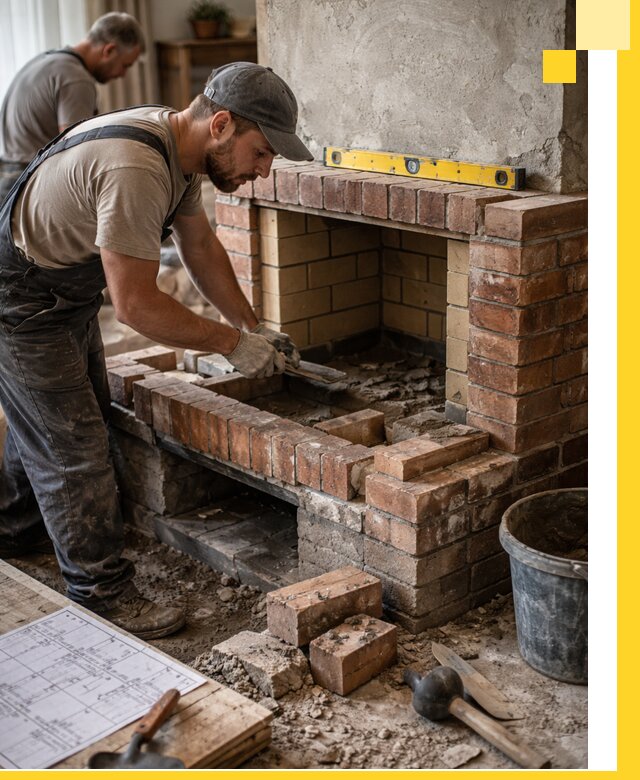 Изготовление и установка каминопечей под ключ в Мытищах