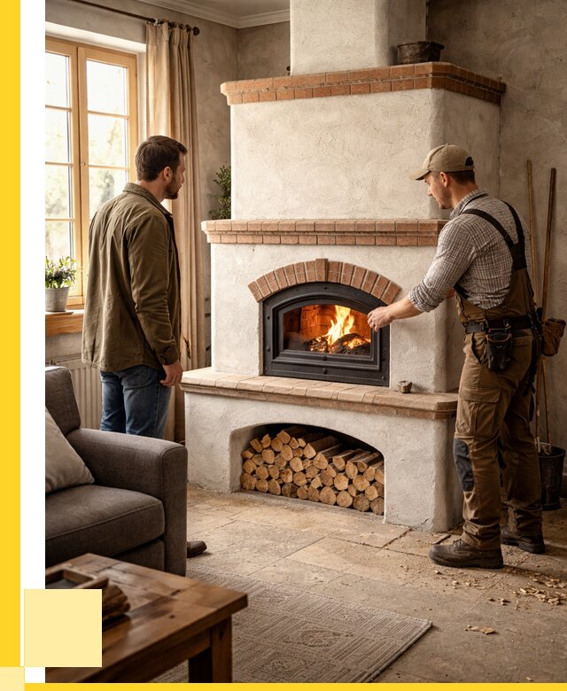 Печи камины в Мытищах: кирпичные, изразцовые от 60930 р. | ЭриданМтщ