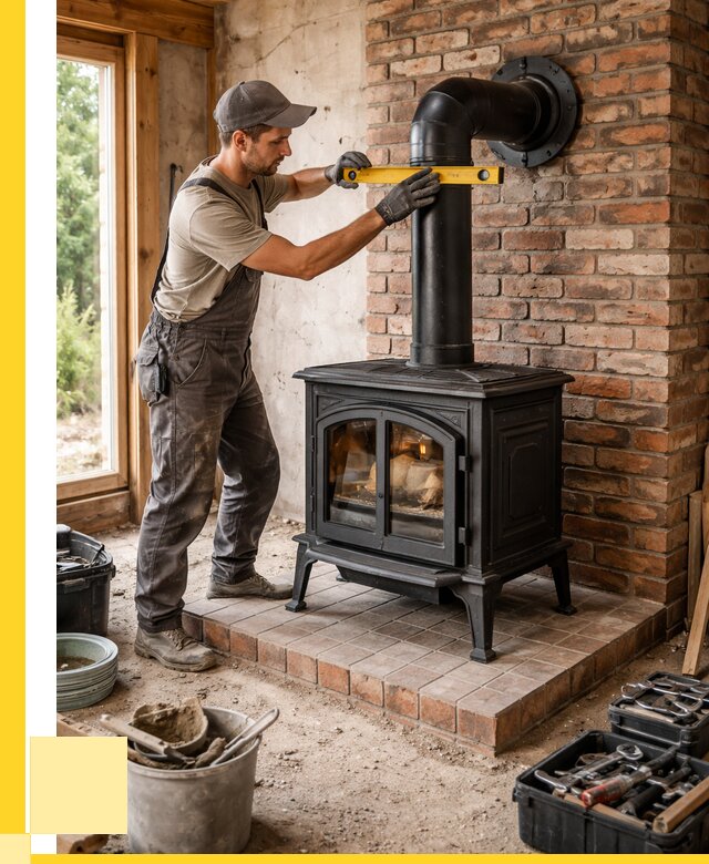 Монтаж печей установка банной печи в Мытищах от 15233 р. | ЭриданМтщ