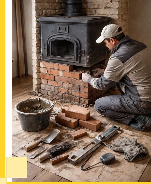Ремонт печей в Мытищах от 12186 р., услуги печника ЭриданМтщ