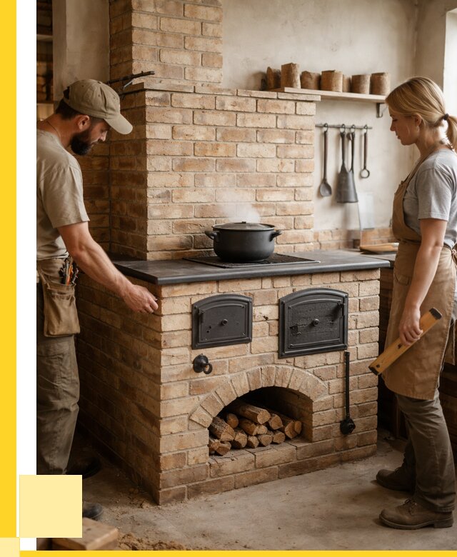 Варочно отопительные печи в Мытищах от 91395 р. | ЭриданМтщ