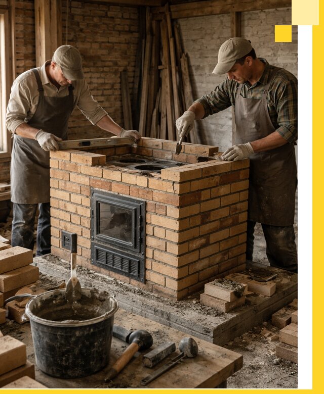 Изготовление и установка варочных печей под ключ в Мытищах