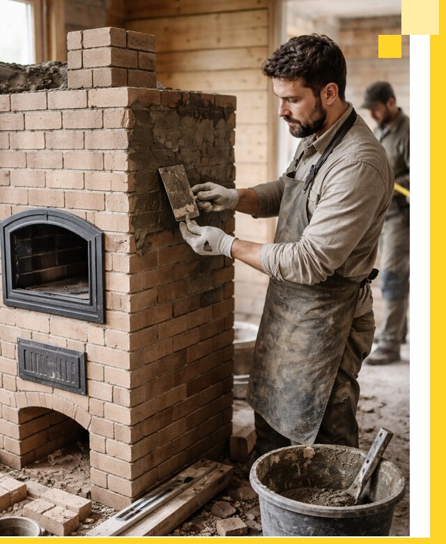 Изготовление и установка печей-шведок под ключ в Мытищах