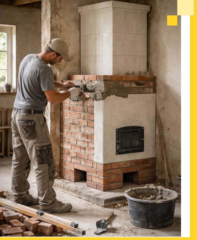 Изготовление и установка печей-голландок под ключ в Мытищах