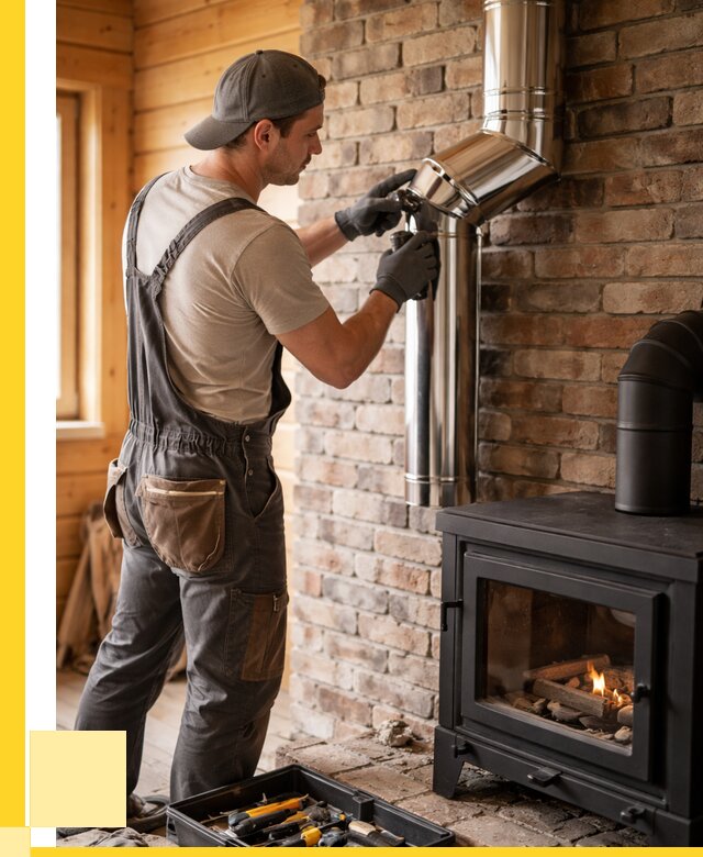 Монтаж дымоходов для печей в Мытищах от 7616 р. | ЭриданМтщ