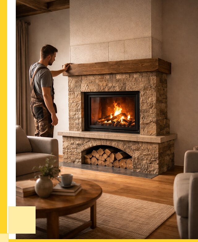 Печи камины для дома под ключ в Мытищах от 55853 р. | ЭриданМтщ