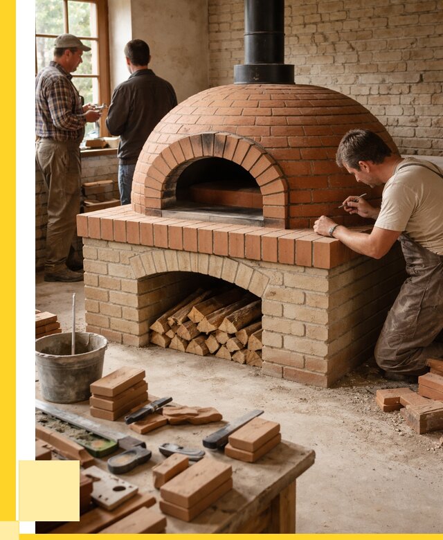 Помпейская печь дровяная для пиццы в Мытищах | ЭриданМтщ от 203100 р.