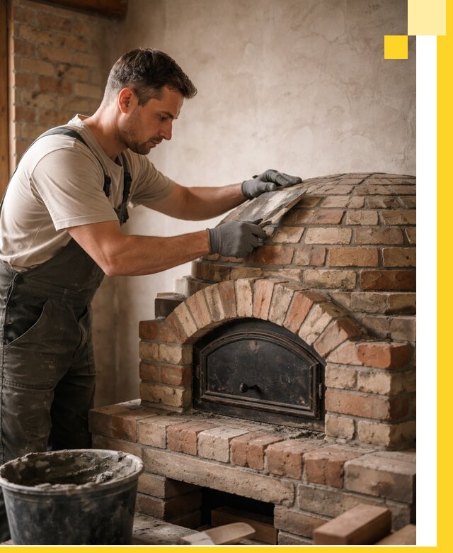 Изготовление и монтаж помпейских печей на заказ в Мытищах