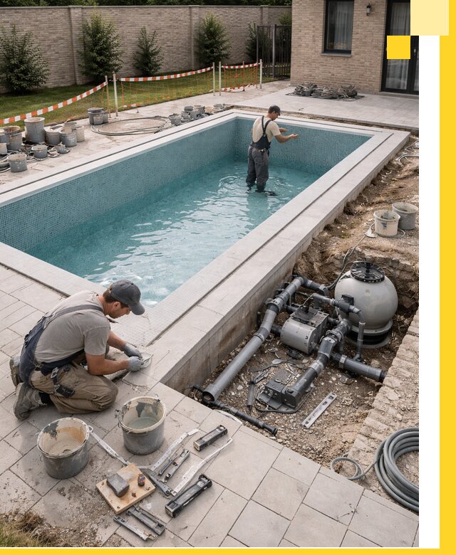 Строительство бассейнов под ключ в Мытищах: проекты и монтаж