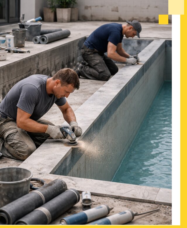 Профессиональный ремонт бассейнов под ключ в Мытищах