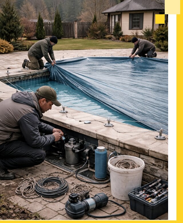 Консервация бассейнов в Мытищах: подготовка к длительному хранению