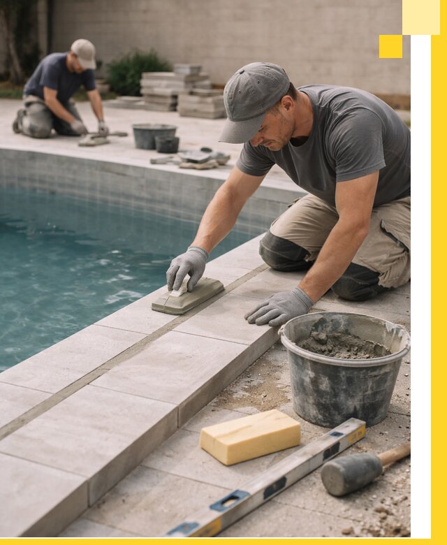 Отделка бассейнов в Мытищах: декоративная отделка и гидроизоляция