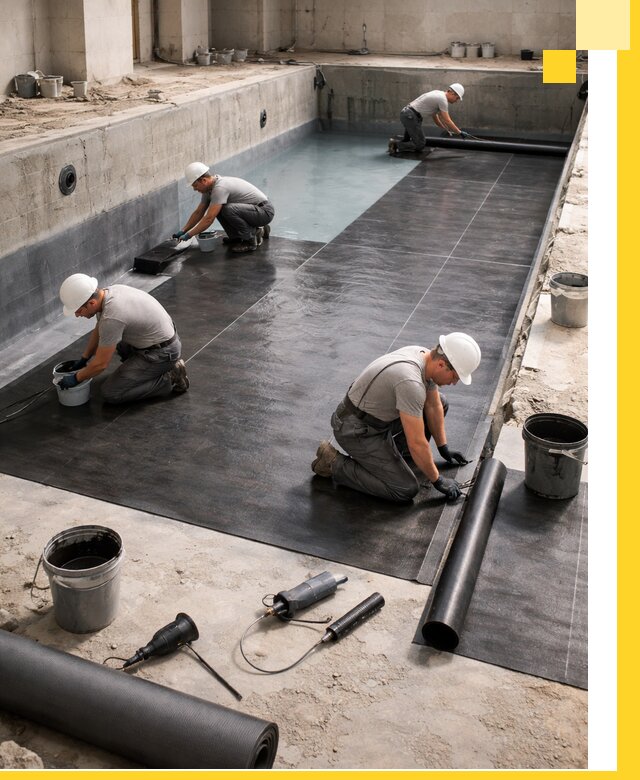 Профессиональная гидроизоляция бассейнов и чаш в Мытищах под ключ