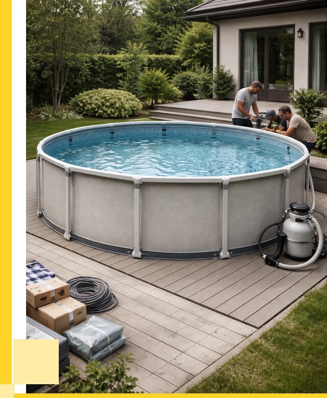 Купить каркасные бассейны в Мытищах от 45698 р. | ЭриданМтщ