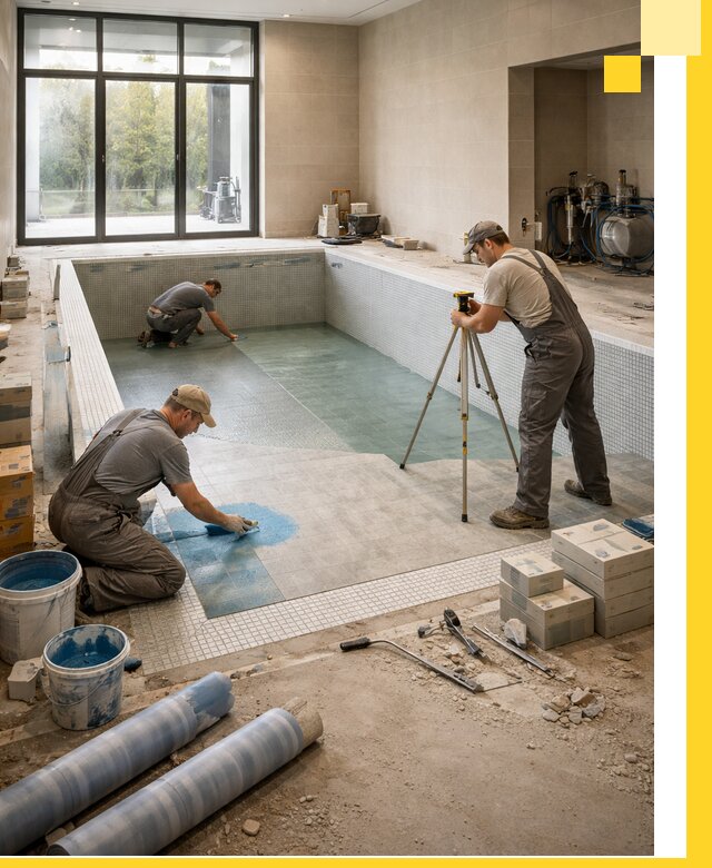 Проект и строительство закрытых бассейнов в Мытищах под ключ