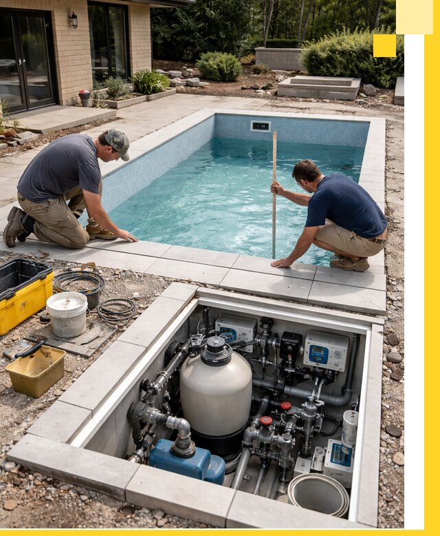 Строительство качественных домашних бассейнов под ключ в Мытищах