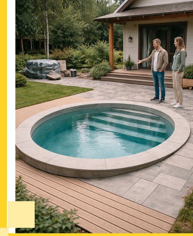 Бассейн на даче под ключ в Мытищах от 203100 р., ЭриданМтщ