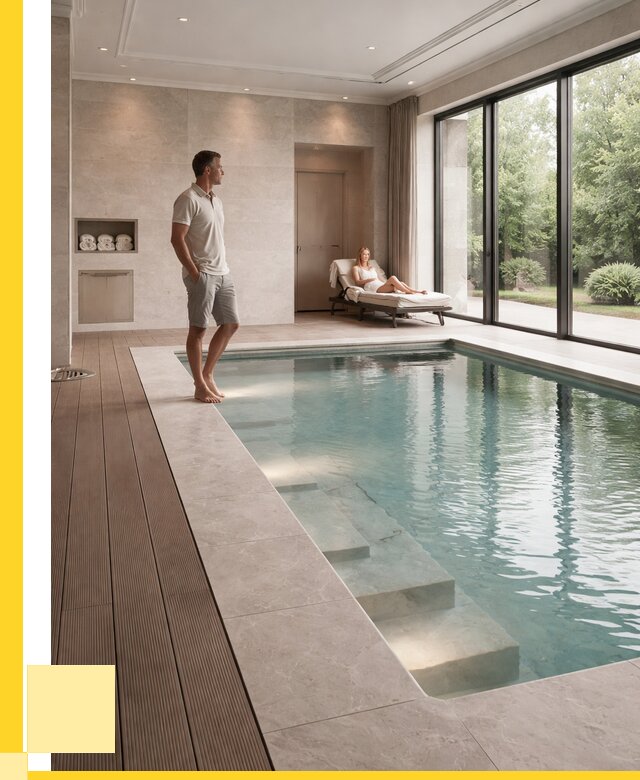 Бассейны в коттедже под ключ в Мытищах от 1218600 р. | ЭриданМтщ