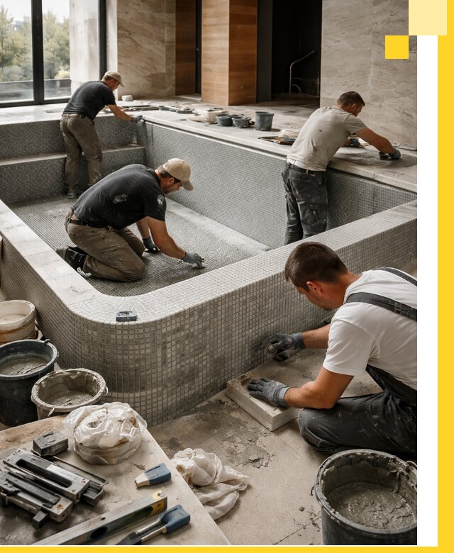 Строительство и установка СПА бассейнов под ключ в Мытищах