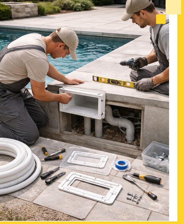 Поставка и установка скиммеров для бассейнов в Мытищах