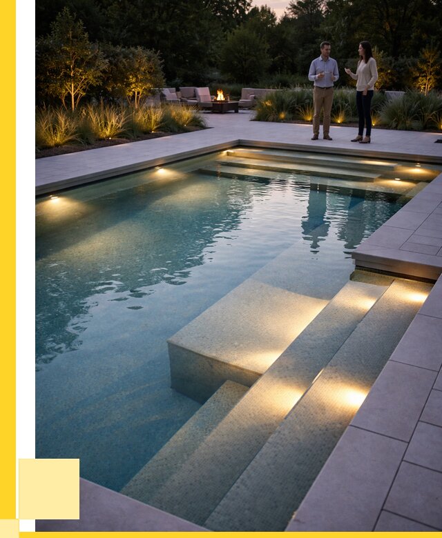 Освещение бассейнов в Мытищах под ключ от 25388 р. | ЭриданМтщ