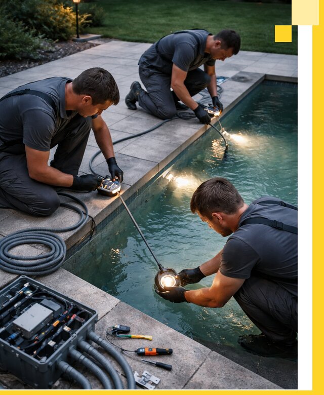 Профессиональное освещение бассейнов в Мытищах: дизайн и монтаж