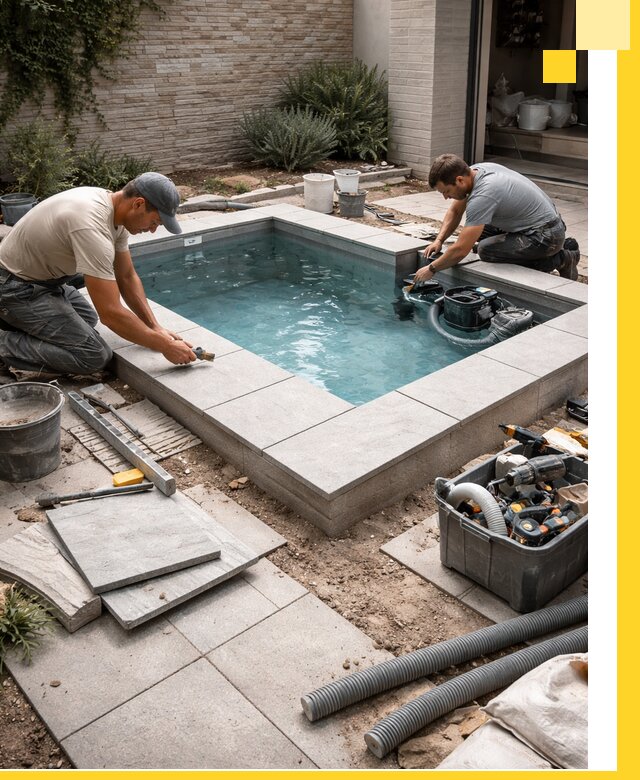 Мини бассейны под ключ в Мытищах, дизайн и установка