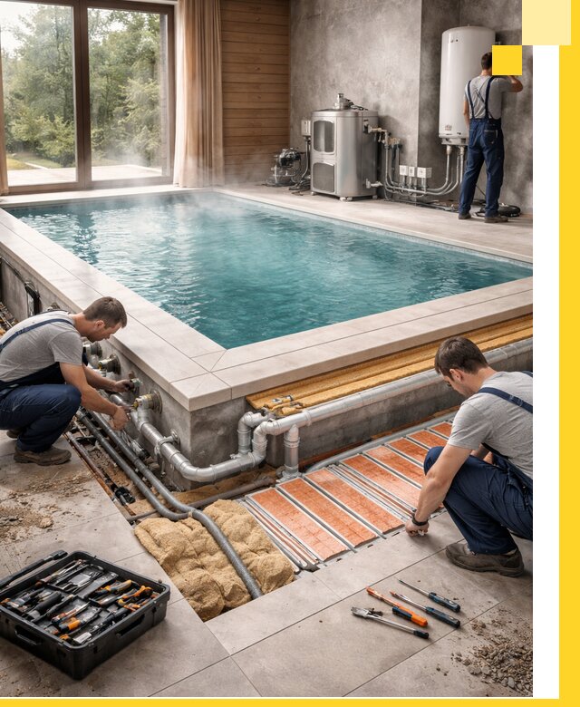 Проектирование и строительство тёплых бассейнов в Мытищах