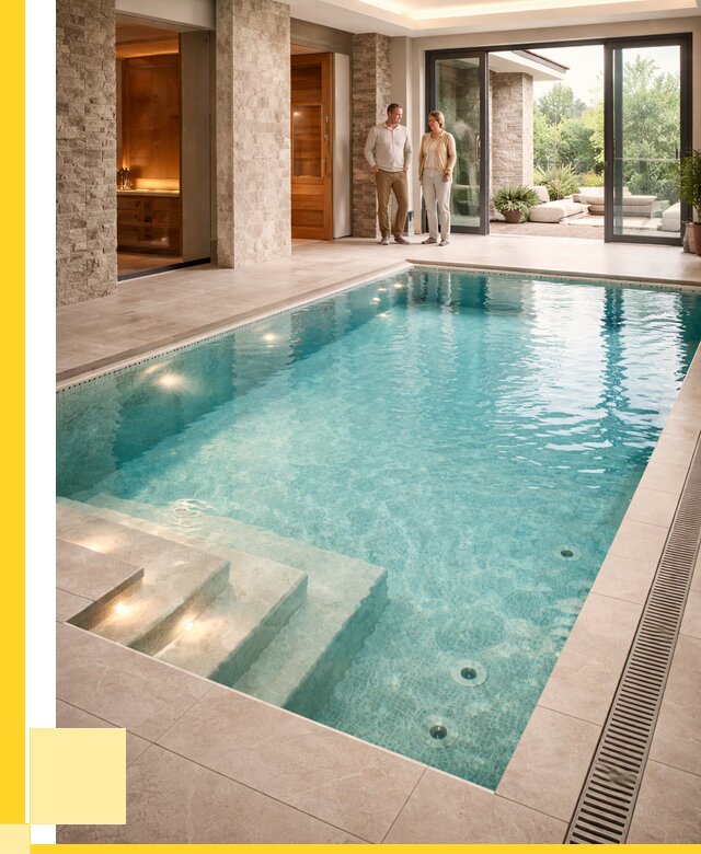 Бассейн во дворе в Мытищах: проект, отделка от 1218600 р. | ЭриданМтщ