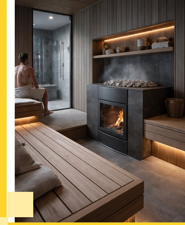 Проект сауны в частном доме в Мытищах от 35543 р. | ЭриданМтщ
