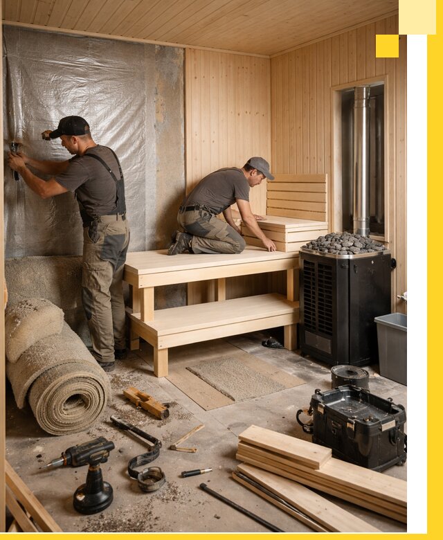 Проекты саун под ключ в Мытищах дизайн и строительство