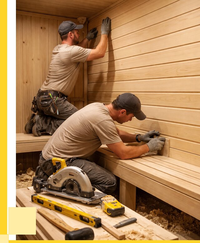 Обшивка саун вагонкой в Мытищах от 2539 р. | ЭриданМтщ