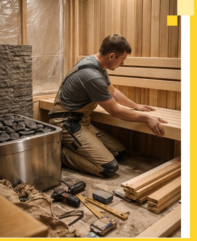 Сауны для дома под ключ с проектированием и монтажом в Мытищах