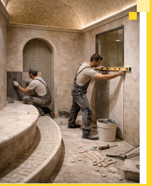 Проектирование и строительство саун с хамамом под ключ в Мытищах