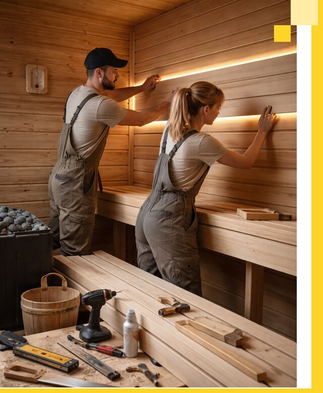 Дизайн саун и бань под ключ с индивидуальным проектом в Мытищах