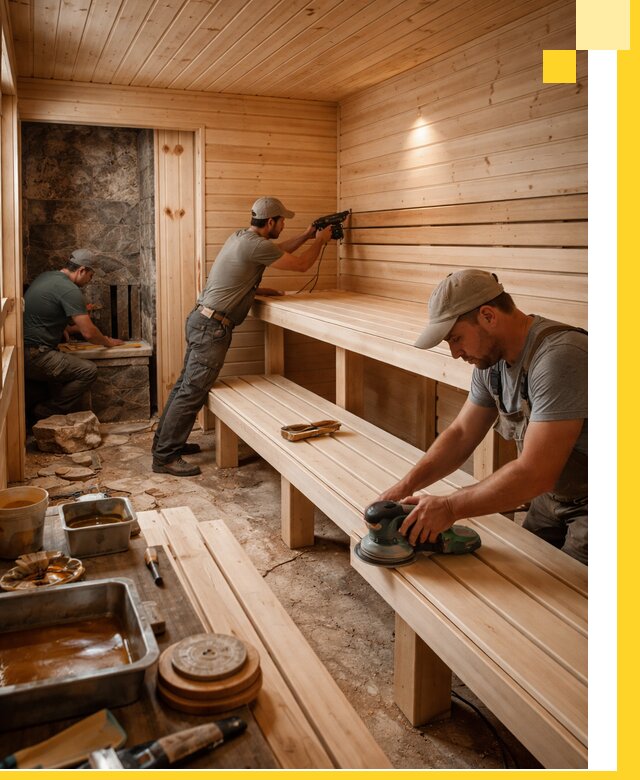 Профессиональная отделка бань в Мытищах под ключ, с гарантией