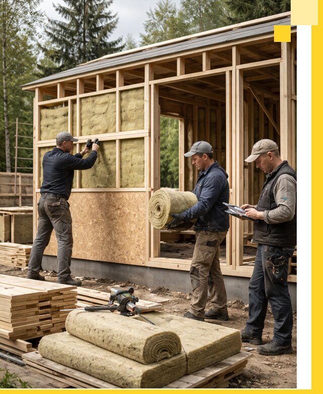 Проектирование и строительство каркасных бань в Мытищах под ключ