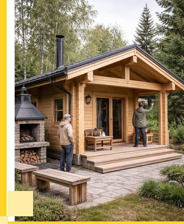 Деревянные бани под ключ в Мытищах от 456975 р. | ЭриданМтщ