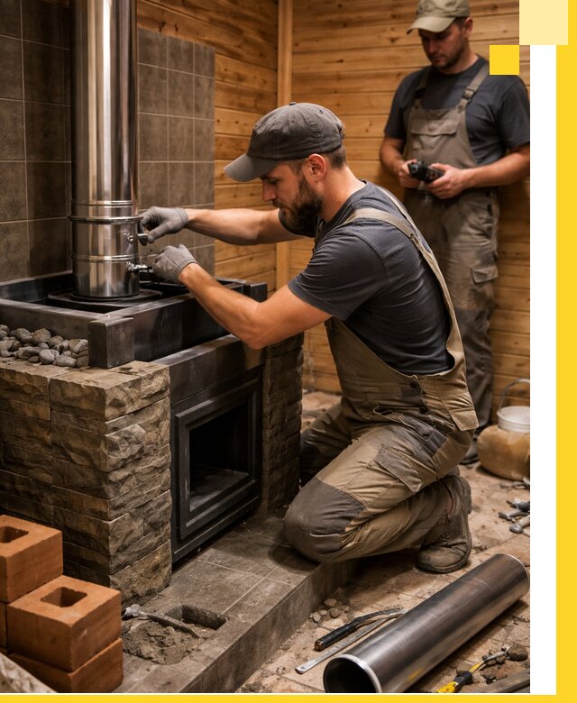 Изготовление и установка банных печей под ключ в Мытищах