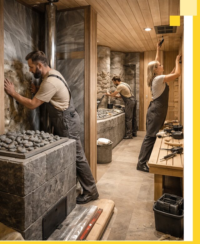 Строительство бань и SPA процедур в Мытищах под ключ и отделкой